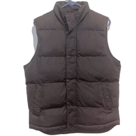 ST. JOHNS BAY - GREY - Puffer Vest - Small - Picture 1 of 5